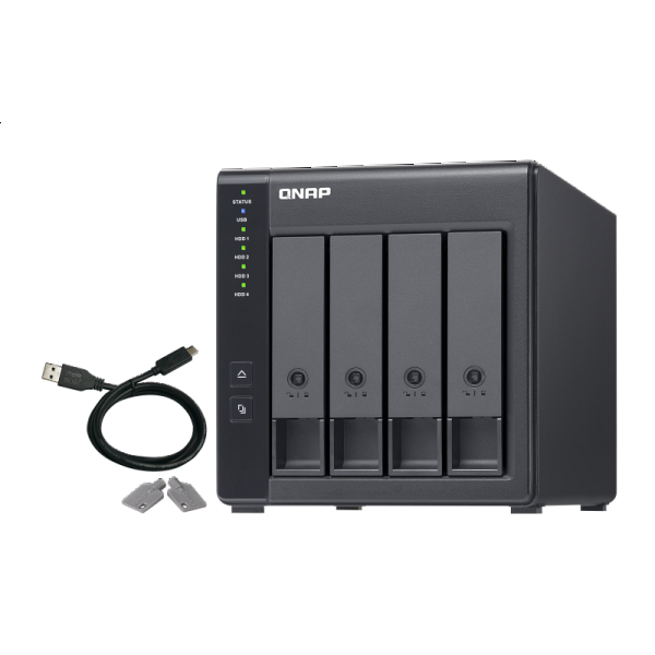 Qnap 4-Bay USB-C DAS with Hardware RAID